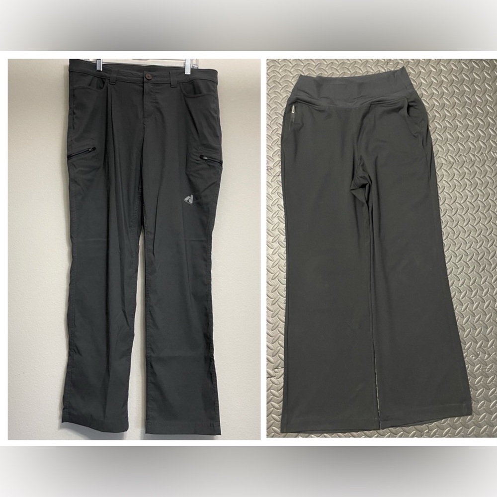 XL/14 Bundle Of Two Active Pants black and gray